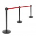 Q Stand Rental -  Black Stand With Red Belt 
